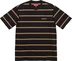 Supreme Stripe S/S Top - Black (front)