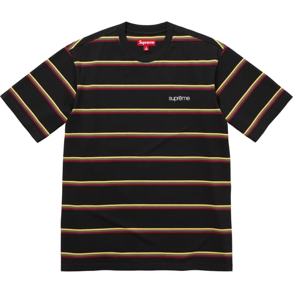 Supreme Stripe S/S Top - Black (front)