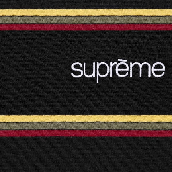 Supreme Stripe S/S Top - Black (front)