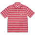 Supreme Stripe Terry S/S Polo - Red (front)