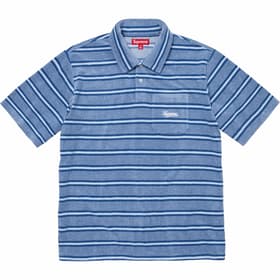 Supreme Stripe Terry S/S Polo Royal