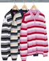 Supreme Stripe Zip L/S Polo - Product Image