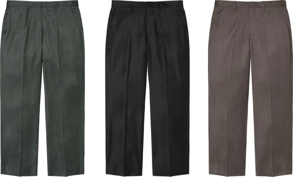 Supreme Striped Wool Trouser - Product Image