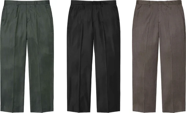 Supreme Striped Wool Trouser - Product Image