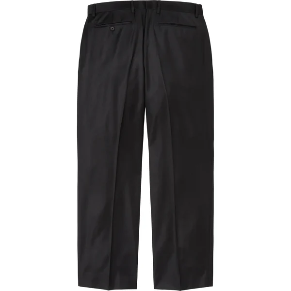 Supreme Striped Wool Trouser - Black (front)