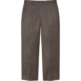 Supreme Striped Wool Trouser Brown Stripe