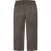 Supreme Striped Wool Trouser - Brown Stripe (front)