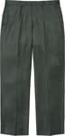 Supreme Striped Wool Trouser - Green Stripe (front)