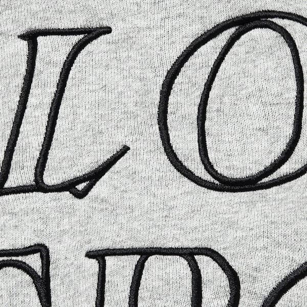 Supreme Stronger Than Fear Hooded Sweatshirt - Heather Grey (front)