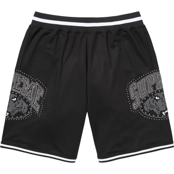 Supreme Studded Basketball Short - Black (front)