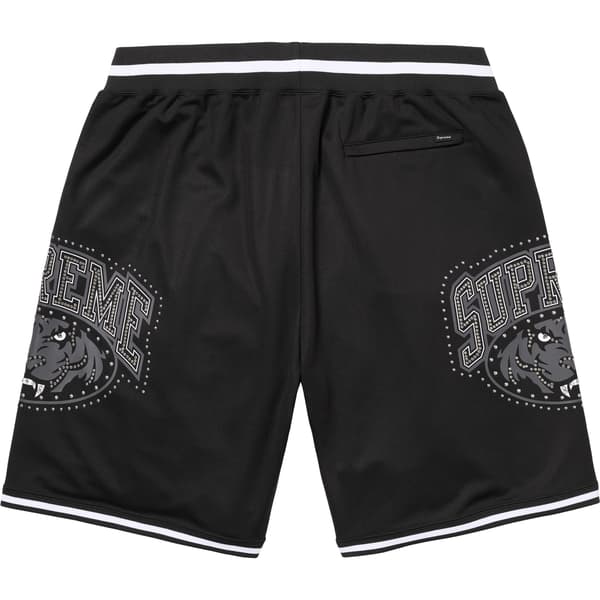 Supreme Studded Basketball Short - Black (front)
