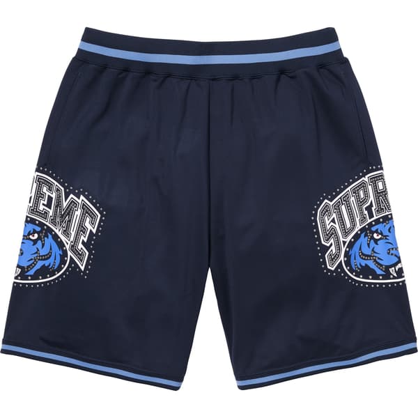Supreme Studded Basketball Short - Navy (front)