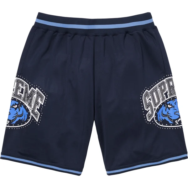 Supreme Studded Basketball Short - Navy (front)