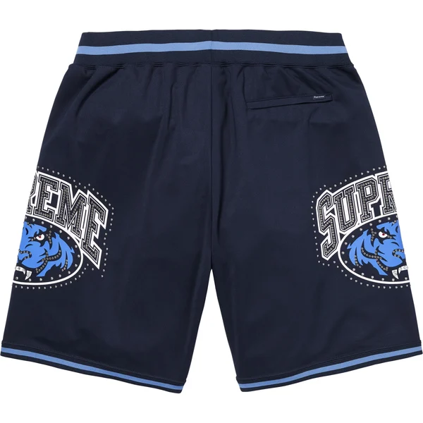Supreme Studded Basketball Short - Navy (front)