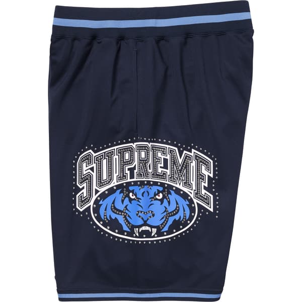 Supreme Studded Basketball Short - Navy (front)