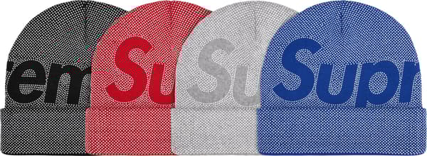 Supreme Studded Knockout Big Logo Beanie - Product Image