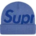 Supreme Studded Knockout Big Logo Beanie - Royal (front)