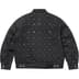 Supreme Studded Seam Denim Trucker Jacket - Black (front)
