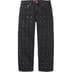 Supreme Studded Seam Loose Fit Jean - Black (front)
