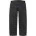 Supreme Studded Seam Loose Fit Jean - Black (front)