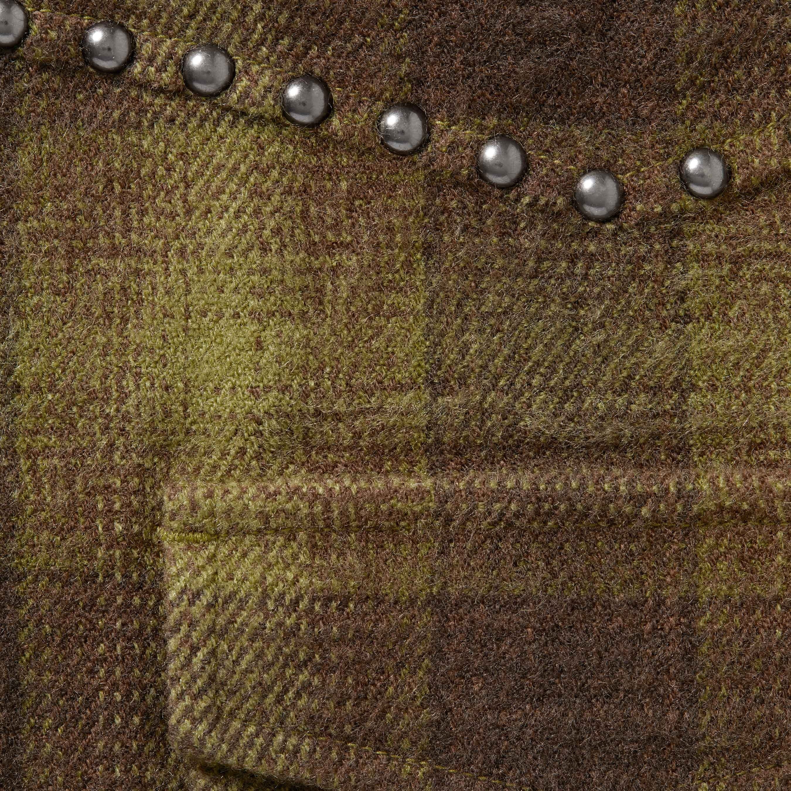 Supreme Studded Shadow Plaid Zip Up Shirt colorway 7