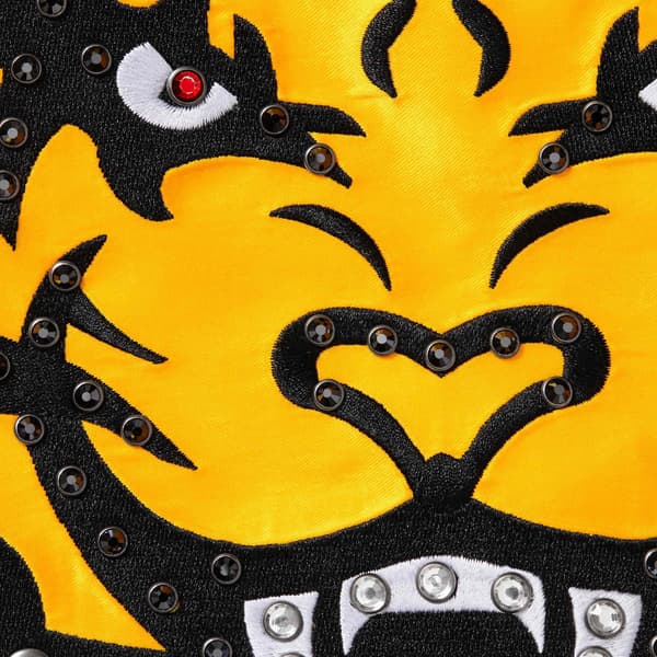 Supreme Studded Stadium Jacket - White (front)