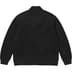 Supreme Studded Suede Zip Up Cardigan - Black (front)