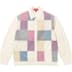 Supreme Studded Suede Zip Up Cardigan - Multicolor (front)