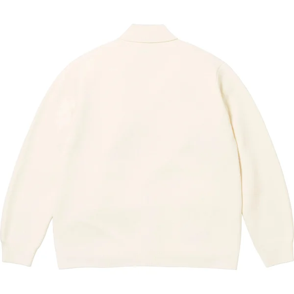 Supreme Studded Suede Zip Up Cardigan - Multicolor (front)