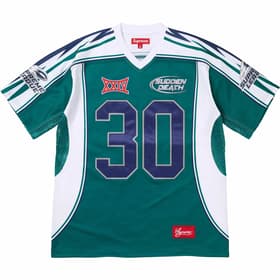Supreme Sudden Death Football Jersey Teal