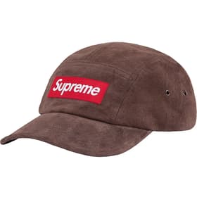 Supreme Suede Camp Cap Brown
