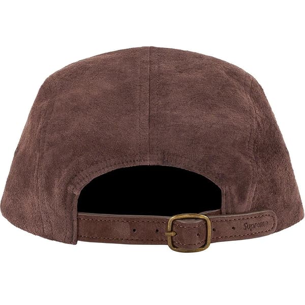 Supreme Suede Camp Cap - Brown (front)