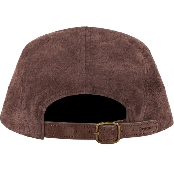 Supreme Suede Camp Cap - Brown (front)
