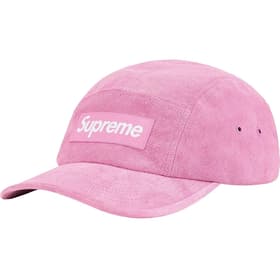Supreme Suede Camp Cap Pink