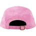 Supreme Suede Camp Cap - Pink (front)