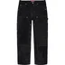 Supreme Suede Double Knee Painter Pant - Black (front)