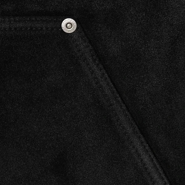 Supreme Suede Double Knee Painter Pant - Black (front)