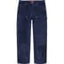 Supreme Suede Double Knee Painter Pant - Blue (front)