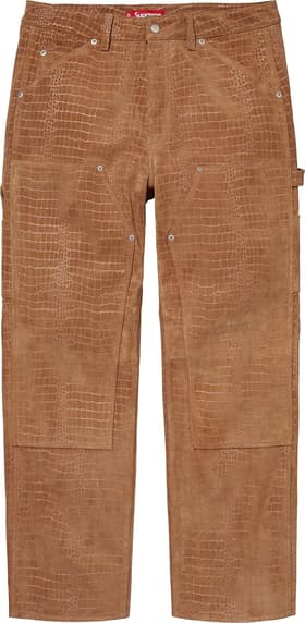 Supreme Suede Double Knee Painter Pant Croc