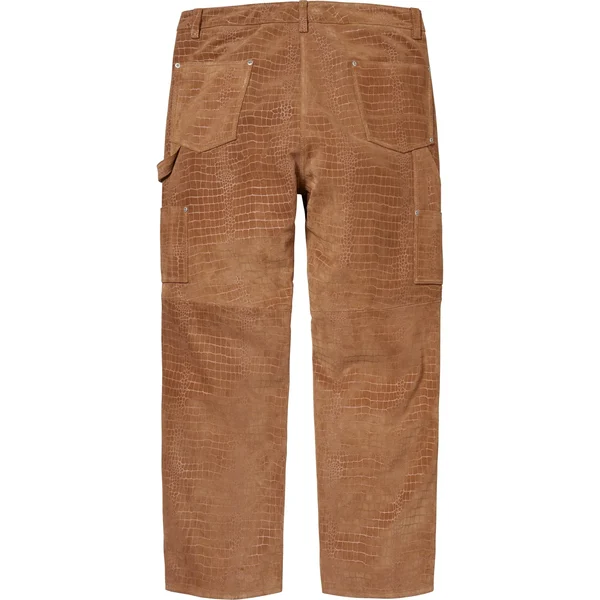 Supreme Suede Double Knee Painter Pant - Croc (front)