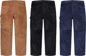 Supreme Suede Double Knee Painter Pant Group shots