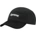 Supreme Suede Visor Camp Cap - Black (front)