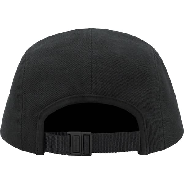 Supreme Suede Visor Camp Cap - Black (front)