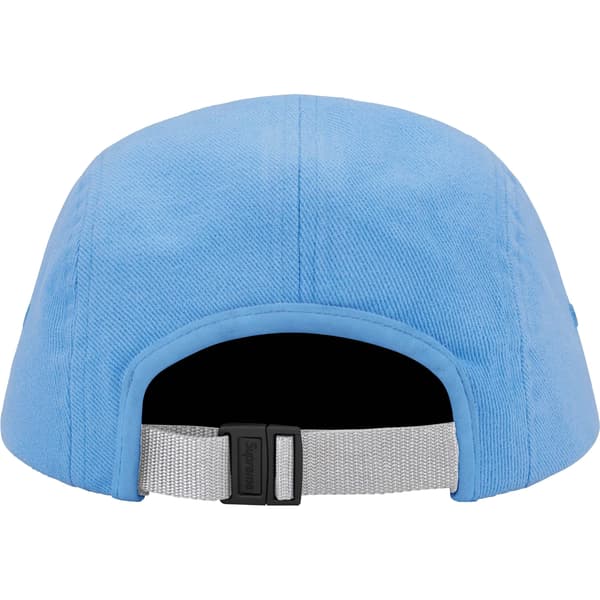 Supreme Suede Visor Camp Cap - Light Blue (front)