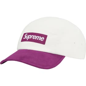 Supreme Suede Visor Camp Cap Natural