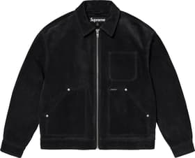 Supreme Suede Work Jacket Black