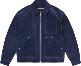 Supreme Suede Work Jacket Blue