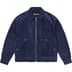 Supreme Suede Work Jacket - Blue (front)