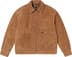 Supreme Suede Work Jacket - Croc (front)