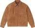 Supreme Suede Work Jacket - Croc (front)